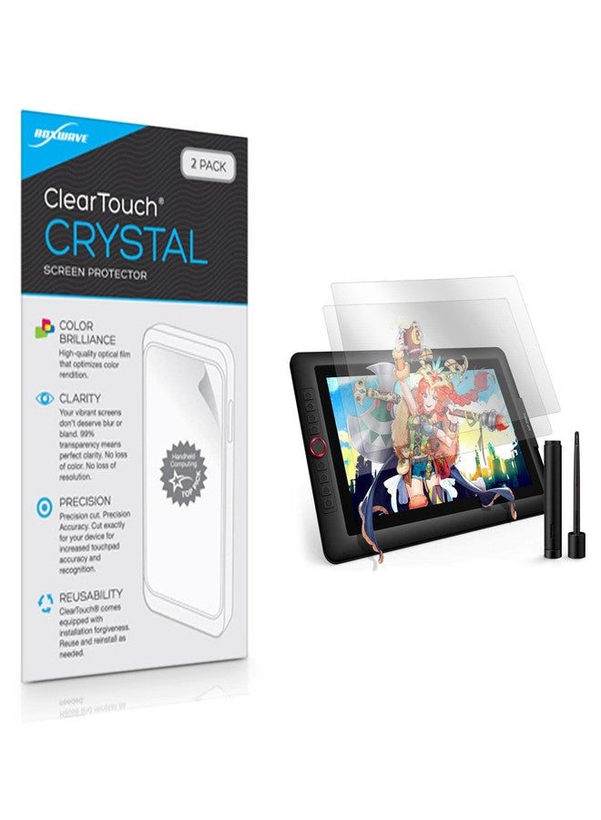 BoxWave Screen Protector Compatible With XP-Pen Artist Display 15.6 Pro - ClearTouch Crystal (2-Pack), HD Film Skin - Shields From Scratches for XP-Pen Artist Display 15.6 Pro - Image 1